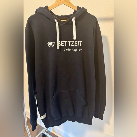 Dark Blue Bettzeit Hoodie Sweatshirt with Pockets Size XXL - Picture 1 of 5